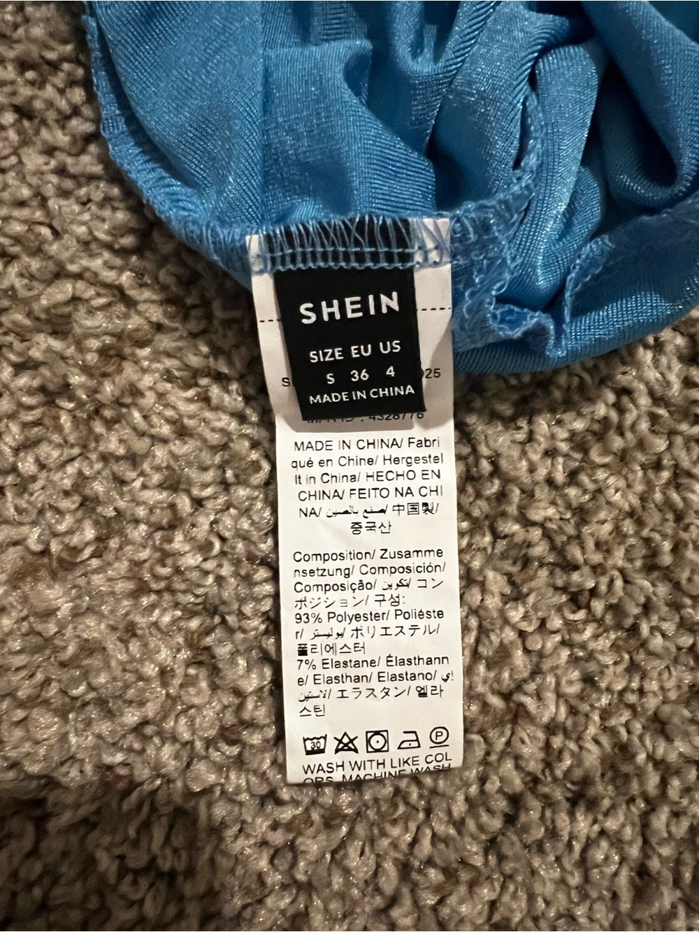SHEIN Blue Body-Suit - Picture 8 of 8